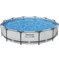 thumbnail image 6 of Bestway 12' x 30" Steel Pro Round Frame Above Ground Pool Set with Filter Pump, 6 of 10
