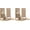 Large 2PC (25.6'' tall) (Pack of 2), variant on 2-Pack L Shape Vertical Cat Scratching Board, 25.6'' Tall Cardboard Cat Scratchers for Indoor Cats, Wall & Couch Cat Scratching Post