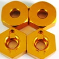 thumbnail image 2 of Baohd 4x 12mm Wheel Hub Adapter 5mm Thick For Axial Rock Racer AX90026 AX31015 Desert Buggy Crawler Upgraded Black, 2 of 6