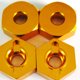 thumbnail image 5 of Ounissouiy Adaptador de cubo hexagonal de rueda de 12mm, 4 piezas, 5mm de espesor para Axial Rock Racer AX90026, piezas mejoradas Desert Kits de construcción modelo Naranja, 5 of 6
