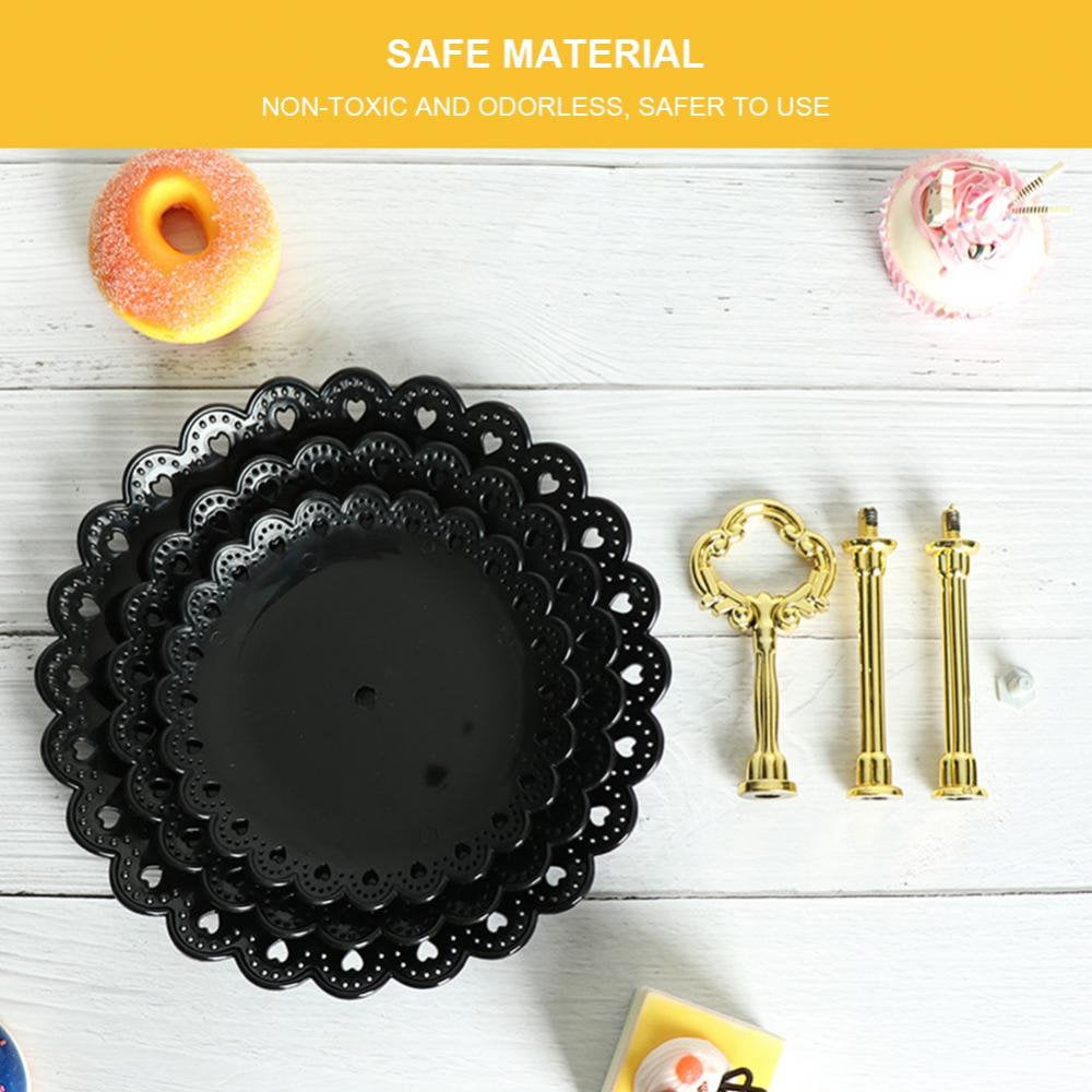 Support à gâteaux 3 niveaux après-midi thé assiettes de mariage fête d