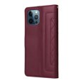 thumbnail image 3 of JTCASES Compatible with iPhone 12 Pro Max 6.7 inch Case Wallet Flip Folio Case [Kickstand] with RFID Blocking Card Holders [Shockproof] and Wrist Strap Phone Cover for Men Women Girls, Winered, 3 of 12