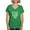 Irish Green, variant on CafePress - Pi Sigma Epsilon White Logo T Shirt - Women's V-Neck Dark T-Shirt