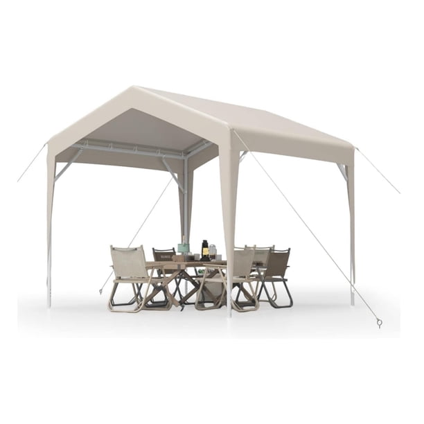 10 x 10 ft commercial outdoor canopy tent: waterproof oxford fabric para party, market, wedding, camping, bbq, outdoor events