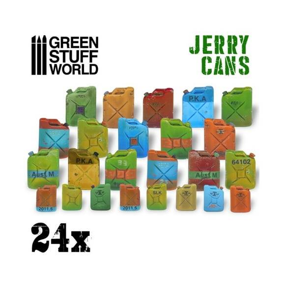 Green Stuff World Jerry Cans New