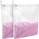 thumbnail image 2 of Bolsa de lavandería de malla para ropa delicada con cremallera, bolsa de lavado de malla, bolsa organizadora de almacenamiento de viaje, bolsa de lavandería de viaje (blanco, 2 grandes y 1 median, 2 of 5