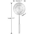 thumbnail image 2 of Solid Stainless Steel Spider Strainer Skimmer Ladle, Kitchen Utensils Wire Strainer Pasta Strainer Spoon, 2 of 10