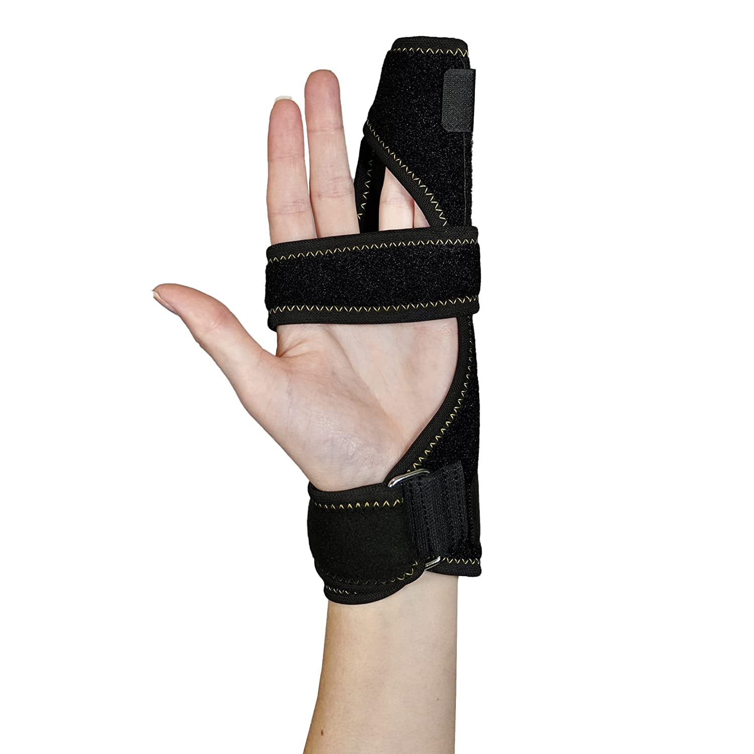Black The Fracture Recovery Of The Fingers Finger Mover Activity Straight Finger Guard Sleeve Fracture Fixation Splint,Finger Straightening Tendon Release & Pain Relief 