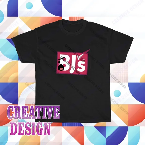 RARE BJS Wholesale Club Logo T- Shirt Funny Size S to 5XL
