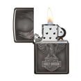 thumbnail image 3 of Zippo 49044 Black Ice Harley Davidson Refillable Windproof Lighter, 3 of 4