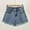 Blue, variant on Tittly Womens Shorts Jeans for Women Women Denim Vintage Summer Basic Simple High Waist Shorts High Waisted Shorts Jean Shorts Womens Black L