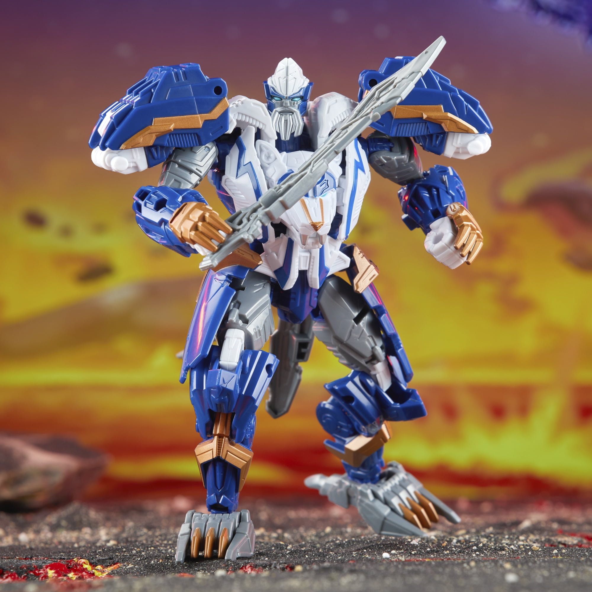 Transformers Legacy United Voyager Prime Universe Thundertron 7” Action Figure, 8+