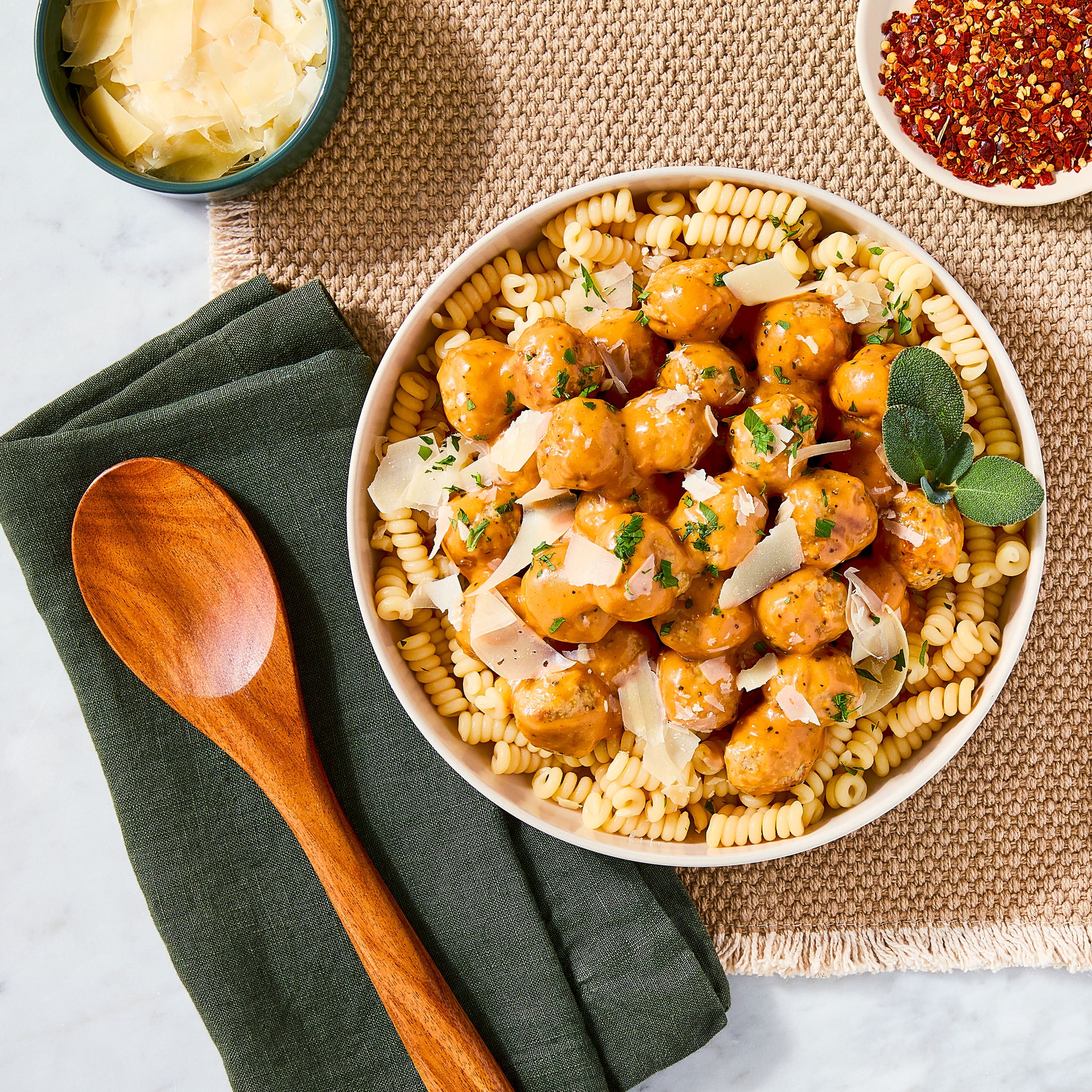 Great Value Fully Cooked Turkey Meatballs, 32 oz, Approximately 64 Meatballs (Frozen)