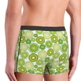 thumbnail image 3 of Uemuo Kiwi Lemon Pattern Men's Boxer Briefs,Trunk Anti-Chafing,Comfortable, Durable, and Stylish Underwear-X-Large, 3 of 9