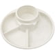 thumbnail image 1 of Plato de desayuno de dos partes, plato de comida portátil de dos partes, almohadilla de control de placa de pérdida de peso de dos partes para una alimentación saludable y pérdida de peso, plato de cena de dos partes, bandeja de cubiertos para adultos y niños Ormromra WMSS-312, 1 of 8