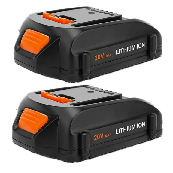 2PACK 3.6Ah WA3525 20V Battery Replacement for WORX 20V Power Share Max 20V Lithium-ion Battery Compatible with WORX 20V WA3575 WA3520 WG151s WG891 Leaf Blower Tools