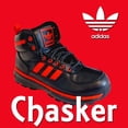 thumbnail image 1 of LIMITED Ad-id-as ORIGINALS CHASKER BOOT BRED WINTER SNOW RAIN BLACK RED AMERICANA, 1 of 6
