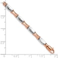 thumbnail image 5 of 14K Two-Tone Polished 7.5In Bracelet (Width 3.4) (Length 7.5) - Jbsp, 5 of 5