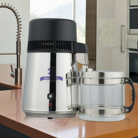 Stainless Steel Water Distiller Purifier Machine 1 Gallon/ 4 Liter (Best Home Water Distiller)