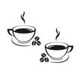 thumbnail image 1 of 43X25CM Creative Fridge Door Sticker Removable Hot Coffee Wall Sticker Free Combination Wall Decal for Kitchen Dining Hall (Picture 1), 1 of 8