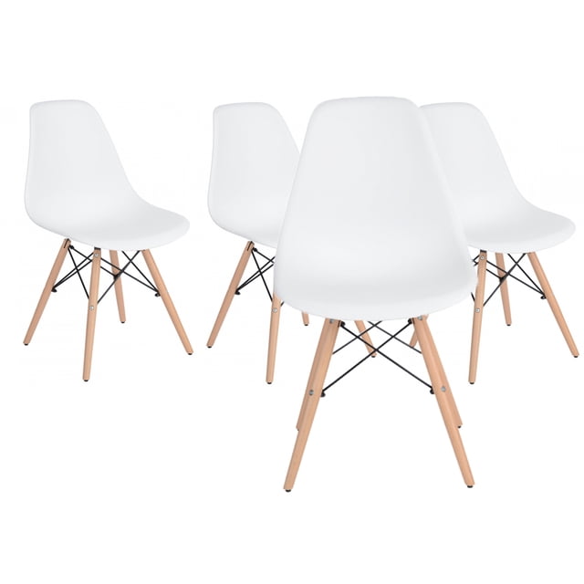 Set 4 Sillas The Shop estilo Eames Blanca
