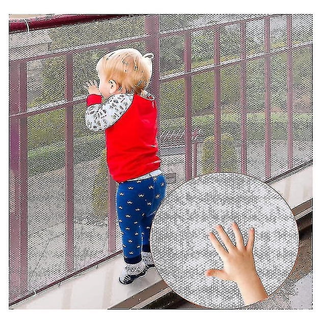 Red de seguridad para niños de 3 m, red de protección duradera, seguridad para niños, escaleras interiores, balcón