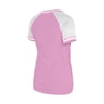 thumbnail image 3 of Women's New Era Pink San Francisco 49ers Mommy & Me V-Neck T-Shirt, 3 of 3