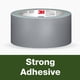 thumbnail image 5 of Cinta adhesiva 3M Basic Duct 4,8 cm x 27,4 m, color plateado, 5 of 6