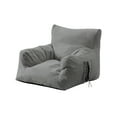 thumbnail image 2 of Comfy Light Grey Nylon Chair - Indoor/ Outdoor Water Resistant, Foam Filling, Self-expanding, 2 of 9