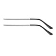 thumbnail image 1 of 2x Temple reemplazo Temple Comfort Metal Eyeglass End Tips Arm Frame Parts Ear Sock Pieces para Mujeres Hombres Unisex Plata Yinane pierna de reemplazo, 1 of 8