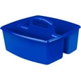 thumbnail image 4 of Storex 2-Compartment Supply Caddy, Blue, 6-Pack, 4 of 4