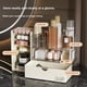 thumbnail image 2 of Caja de almacenamiento con espejo para gabinete de baño, compartimento para gabinete de baño, caja organizadora, tocador, estante de almacenamiento para cosméticos, lápiz labial y escritorio, 2 of 6