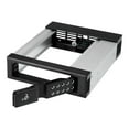 thumbnail image 4 of StarTech.com 5.25 Pouces to 3.5 Pouces Trayless Hard Drive Hot Swap Bay - Removable Hard Drive Bay for 3.5 Pouces SATA/SAS Drives - Aluminum (HSB1SATSASBA) - Storage Bay adapter - 5.25 Pouces to 3.5 Pouces - for P/N : 25SATSAS35HD, 4 of 7