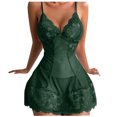 thumbnail image 3 of Wdfiry Womens Bralette Lace Nightie Gown Babydoll Lingerie Pajamas Sleepwear Nightdress, 3 of 6