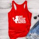 thumbnail image 2 of Gibobby Eat Sleep Train Repetidamente Mujeres Racerback Tank Regalo para niñas Motivational Gym Tank Top Entrenamiento de levantamiento de pesas divertido(Rojo,M), 2 of 4
