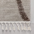 thumbnail image 3 of Well Woven Lynda Ivory Wavy Stripes High-Lo Textured Geometric Pattern Area Rug 5x7 (5'3" x 7'3"), 3 of 8