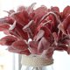 thumbnail image 3 of Simulación de flores, plantación de conejo, hoja de bebé, decoración del hogar, planta de simulación, flor falsa de boda, 1 paquete A2 rojo, 3 of 4