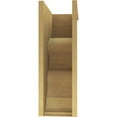 thumbnail image 4 of 12"W x 24"D x 36"H Classic Highland Rough Cedar Woodgrain TimberThane Corbel, Primed Tan, 4 of 6