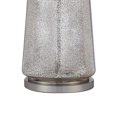 thumbnail image 4 of 34 Inch Table Lamp Set of 2- White Shade- Glass Vase Shape and Metal Base, 4 of 6