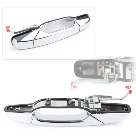 Tahoe Chrome Door Handle Covers - GZYF Chrome Rear Outer Exteriror Door Handle, Rear Right for 2007-2013 Chevrolet Chevy Suburban / Tahoe & Cadillac Escalade Base / Esv / Ext / Hybrid