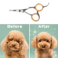 thumbnail image 5 of Pluokvzr Dog Scissors Stainless Steel Sharp 13 5.5 0.5cm Professional Dog Grooming Scissors for Cats Dogs and Other Pets, 5 of 11