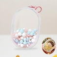 thumbnail image 1 of BELOVING Clear Figure Display Bag Dustproof Mini Figure Storage Case for 15/20cm Doll Pink M with balls, 1 of 9