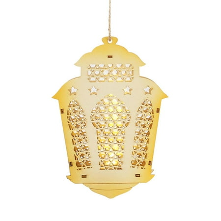 

Famure Ramadan Decorations LED Light Built-in 3 Button Battery-Islam Muslim Eid Mubarak Ramadan Decorative Night Lights-3D Wooden Craft Lamp Lantern|for Festival Party Supplies Decor DIY Gifts