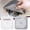 White Gray, variant on 1 PackHair Catcher," Square Hair Drain Cover for Shower Silicone Hair Stopper with Suction Cup,Easy to Install Suit for Bathroom,Bathtub,Kitchen,White