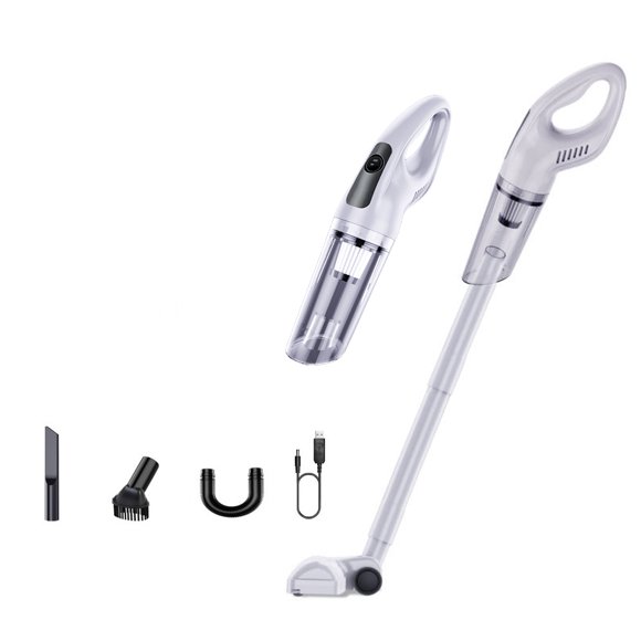 Lightweight Stick Vacuum Cleaner Cordless Rechargeable, 15000pa Powerful Suction Upright Vacuum Cleaners with HEPA Filter, Household Handheld Vacuum Cleaners for Pet Hair Home Office