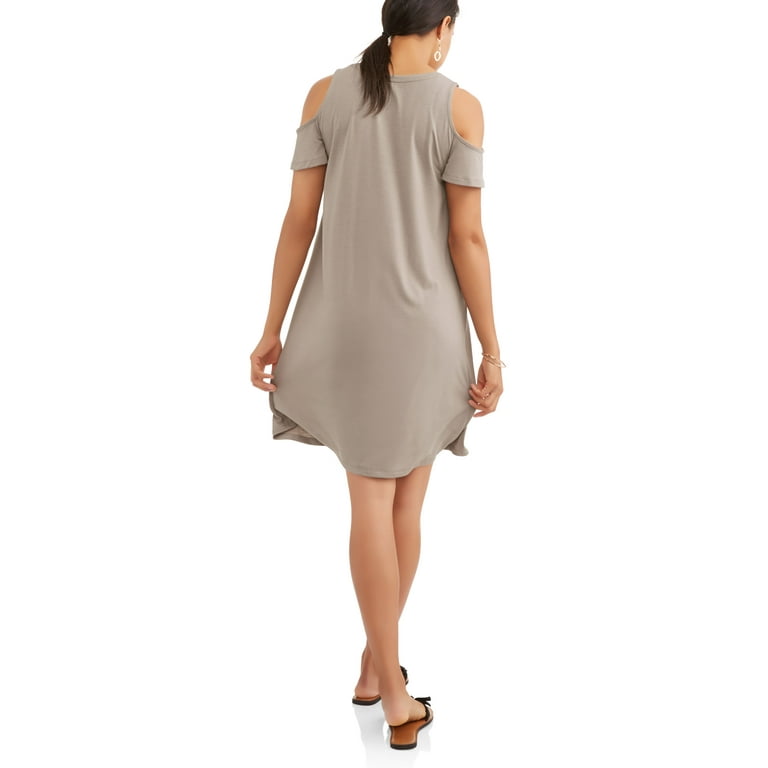 Time and tru hotsell cold shoulder dress