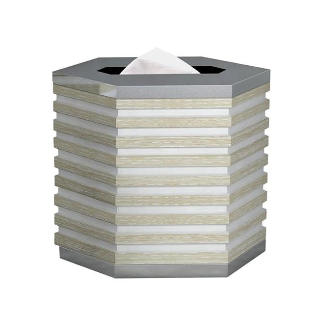 5,5 x 5,5 x 5,5 Po de Tissu Blanc de Promenade