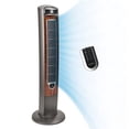 thumbnail image 2 of Ventilador de torre oscilante eléctrico portátil Lasko de 42,5 con ajuste nocturno, temporizador y control remoto para uso en interiores, dormitorios y oficinas domésticas, Silverwood T42954", 2 of 2