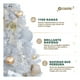 thumbnail image 4 of Árbol Navidad Pino Navideño Ramas Métalicas 1.90m Esquimal Color Blanco Plateado, 4 of 6