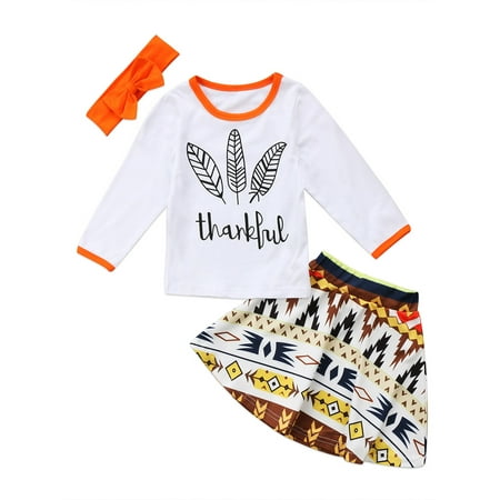 

Toddler Baby Kid Girls Clothes Set Children T shirt Skirts Outfits